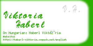 viktoria haberl business card